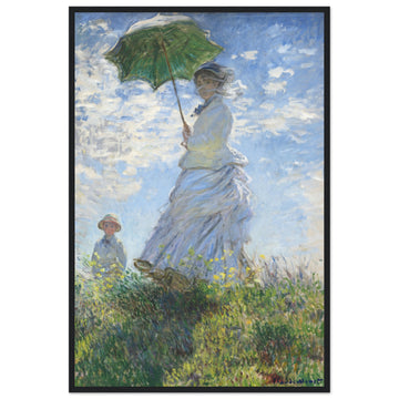Madame Monet and Her Son - By Claude Monet