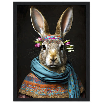 Frida Inspired Hare - By Masters in Art