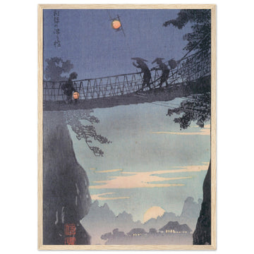 The Suspension Bridge at Hida - By Takahashi Shōte