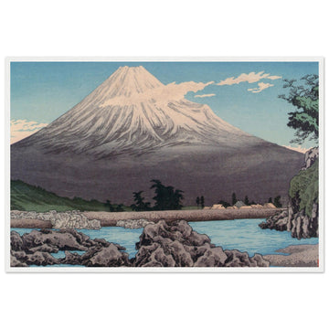 Mt. Fuji from River Fuji - By Takahashi Shōtei