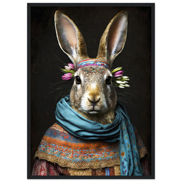 Frida Inspired Hare - By Masters in Art