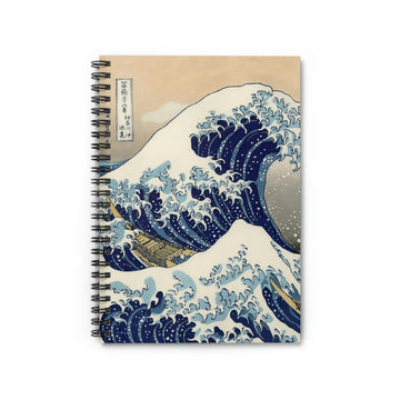 The Great Wave Notebook - Ruled Line