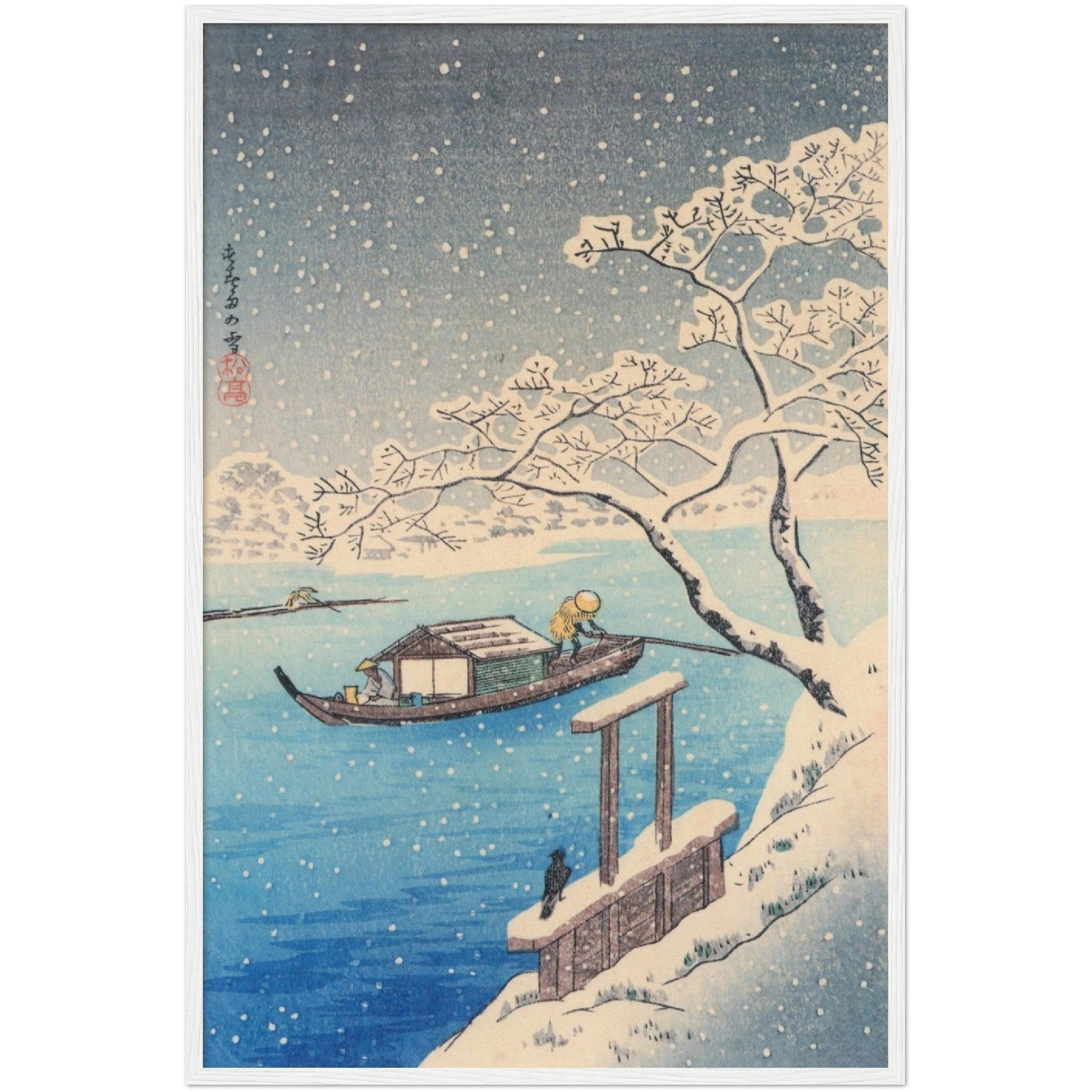 The River Sumida in Snow - By Takahashi Shōtei - Masters in Art