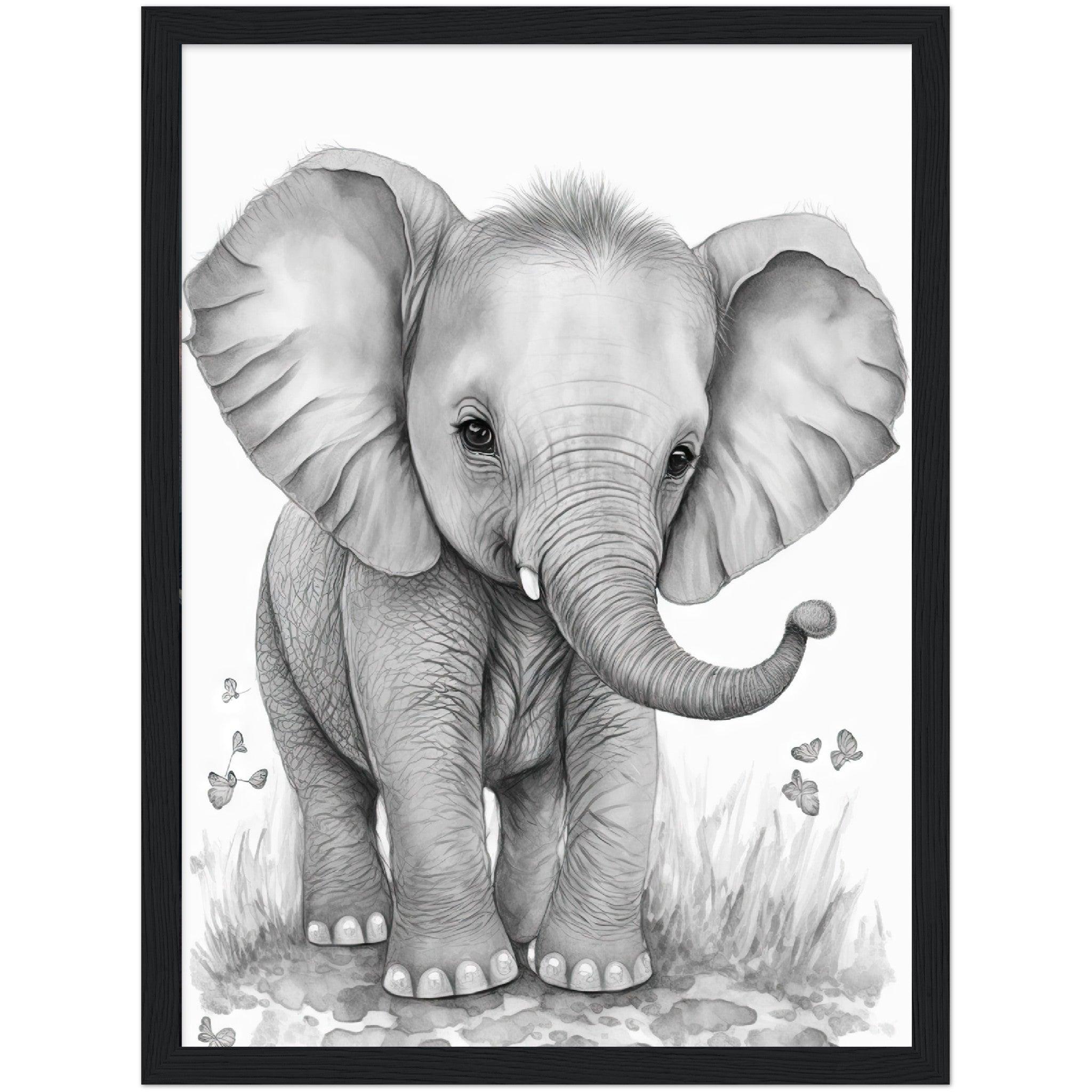 How to draw a cute Elephant by drawingartificer on DeviantArt