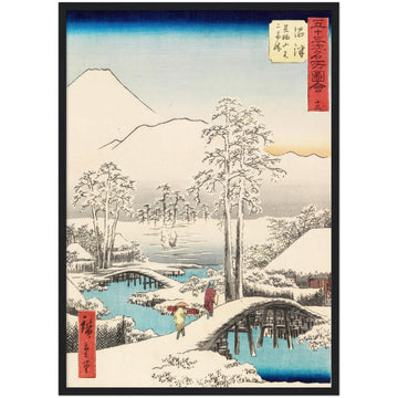 Fuji in Clear Weather after Snow - By Utagawa Hiroshige - Masters in Art