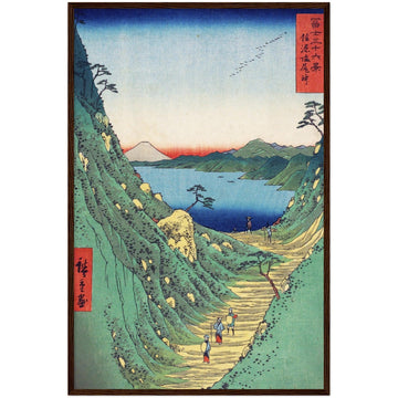 Shiojiri Pass in Shinano Province - By Utagawa Hiroshige - Masters in Art