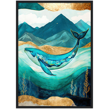 Whale in the Sea - By Masters in Art - Masters in Art