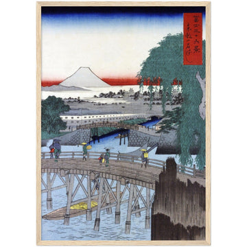 Ichikoku Bridge In The Eastern Capital - By Utagawa Hiroshige - Masters in Art