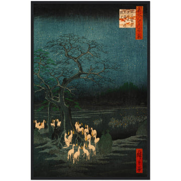 New Years Eve Foxfire Fantasy - By Utagawa Hiroshige - Masters in Art