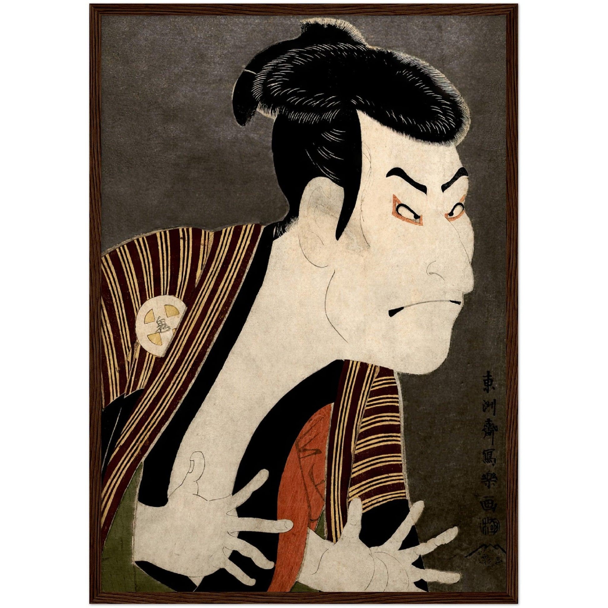 Yakko Edobei in the Play The Colored Reins of a Loving Wife - By Tōshūsai Sharaku - Masters in Art