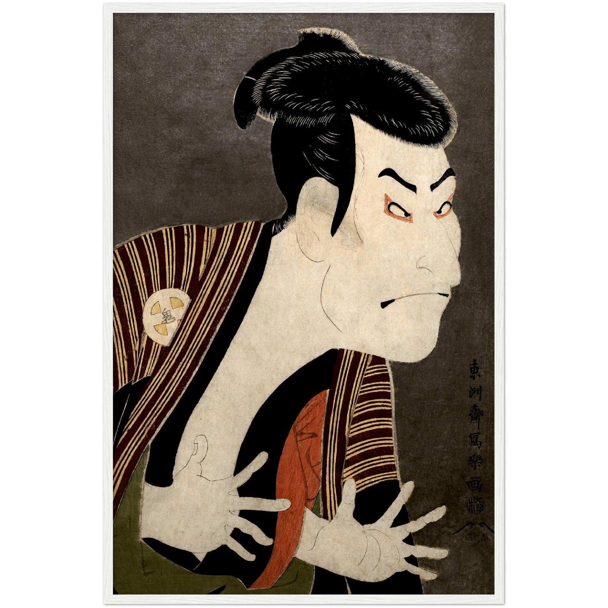 Yakko Edobei in the Play The Colored Reins of a Loving Wife - By Tōshūsai Sharaku - Masters in Art